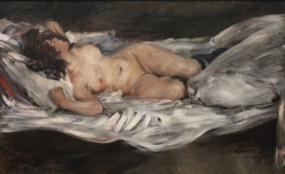 Liegender weiblicher Akt von Lovis (1858 1925) Corinth