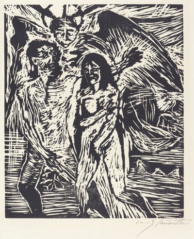 Vertreibung aus dem Paradies von Lovis Corinth