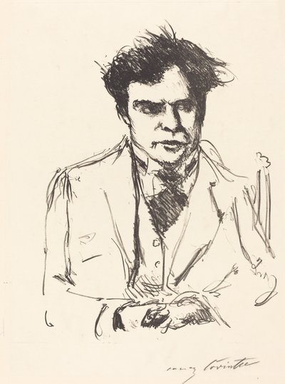 Porträt von Joseph Schwarz, 1916. von Lovis Corinth