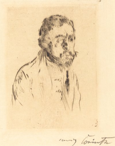Bildnisstudie H. St., 1920 von Lovis Corinth