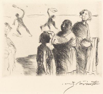 Das Gastmahl des Trimalchio: pl. II, 1919 von Lovis Corinth