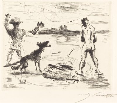 Das Gastmahl des Trimalchio: pl. VII von Lovis Corinth