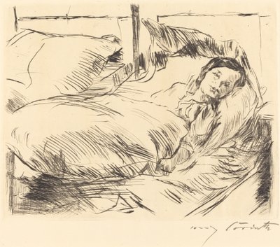 Das kranke Kind, 1918 von Lovis Corinth