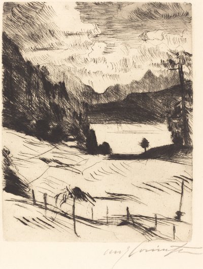 Der Walchensee, 1920 von Lovis Corinth