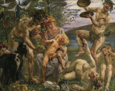 Die Kindheit des Zeus von Lovis Corinth
