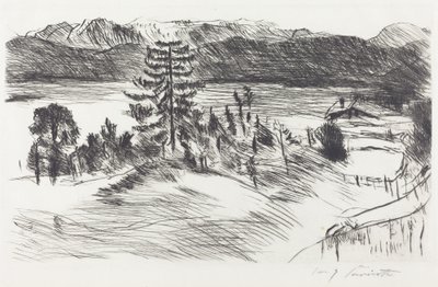 Große Walchenseelandschaft von Lovis Corinth