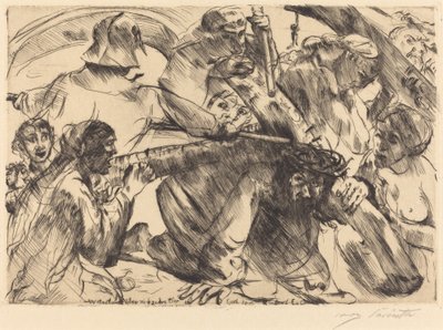 Kreuztragung, 1916 von Lovis Corinth