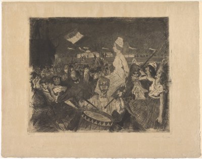 Marie Antoinette auf dem Weg zum Schafott von Lovis Corinth