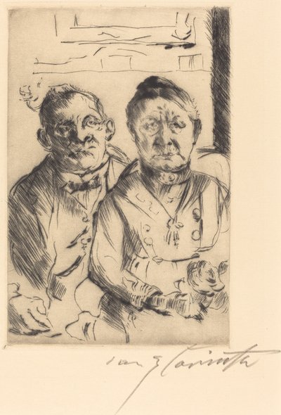 Ostpreußisches Ehepaar von Lovis Corinth