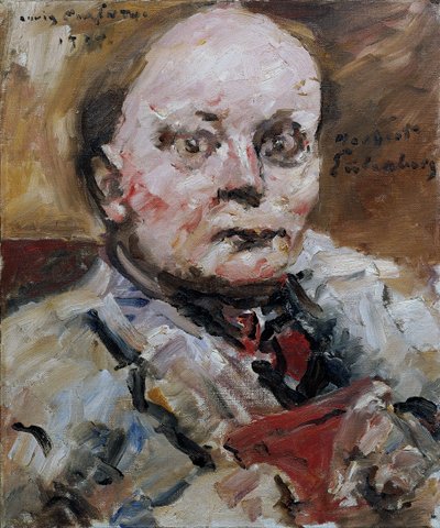 Porträt des Dichters Herbert Eulenberg, 1924 von Lovis Corinth