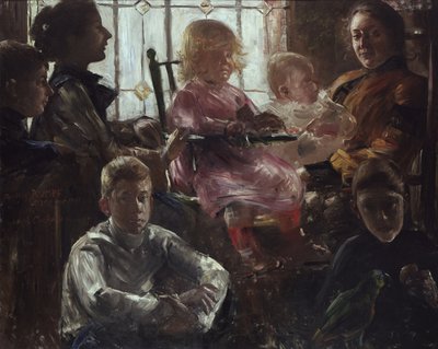 Die Familie des Malers Fritz Rumpf von Lovis Corinth
