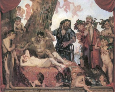 Das homerische Gelächter von Lovis Corinth