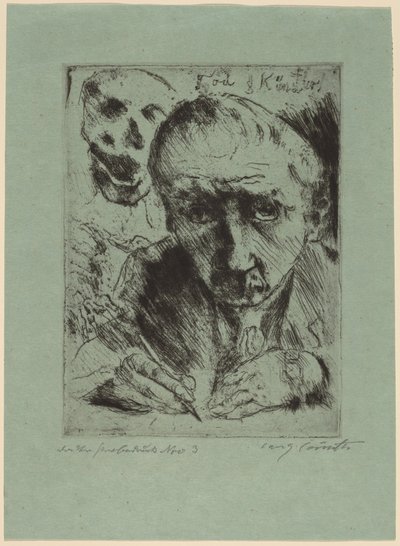 Tod und Künstler, 1920-1921 von Lovis Corinth