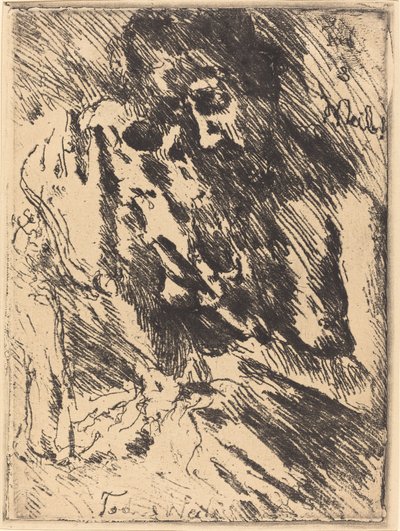 Tod und Weib, 1921 veröffentlicht 1922 von Lovis Corinth