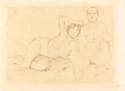 Zwei Menschen, 1908 von Lovis Corinth