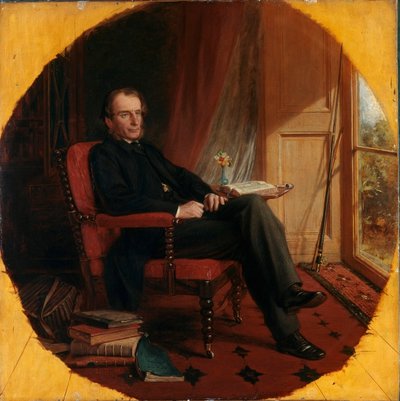 Porträt des englischen Schriftstellers Charles Kingsley (1862) von Lowes Cato Dickinson