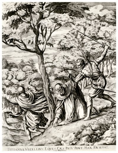 St. Peter Martyr von Luca Bertelli