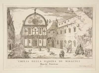 Chiesa della Madona de Miracoli von Luca Carlevarijs