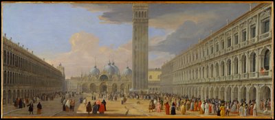 Piazza San Marco, Venedig von Luca Carlevarijs