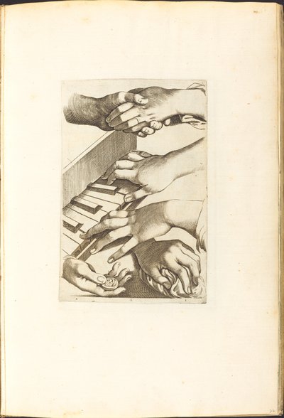 Druck aus dem Zeichenbuch von Luca Ciamberlano