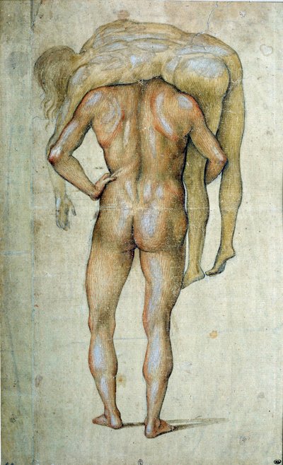 Ein Mann mit einem Körper von Luca Signorelli