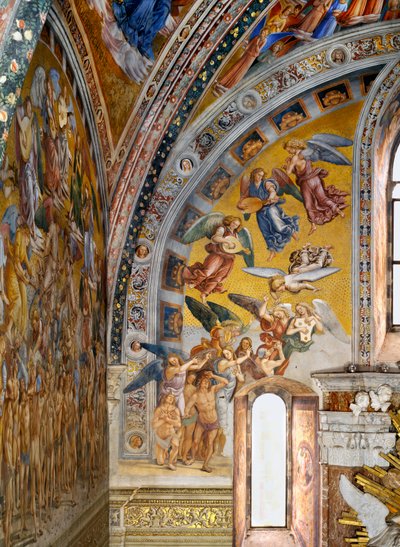 Berufung der Auserwählten, aus dem Freskenzyklus des Jüngsten Gerichts von Luca Signorelli