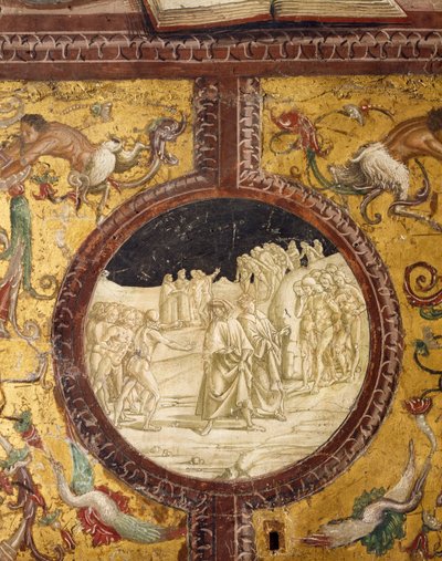 Dante und Virgil in der Hölle, Szene aus der Göttlichen Komödie, von Dante Alighieri von Luca Signorelli