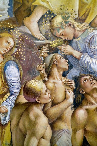 Auserwählte, aus dem Freskenzyklus des Jüngsten Gerichts von Luca Signorelli