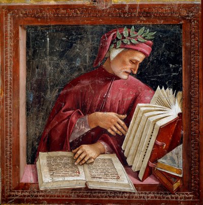 Darstellung des italienischen Dichters Dante Alighieri von Luca Signorelli