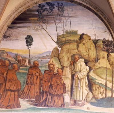 Geschichten von St. Benedikt (Detail) von Luca Signorelli