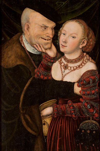 Unpassendes Paar von Lucas Cranach