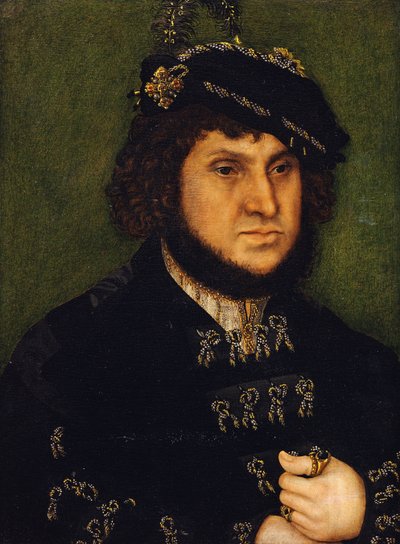 Porträt von Kurfürst Herzog Johann der Beständige von Sachsen von Lucas Cranach