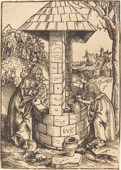 Christus und die Frau von Samaria von Lucas Cranach the Elder