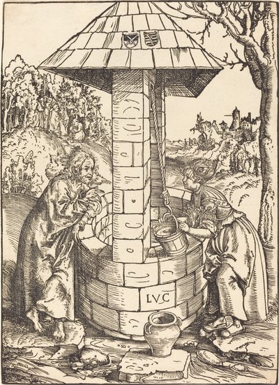 Christus und die Frau von Samaria von Lucas Cranach the Elder