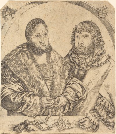 Friedrich der Weise und Johann der Beständige von Sachsen von Lucas Cranach the Elder