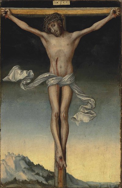Christus am Kreuz von Lucas Cranach the Elder