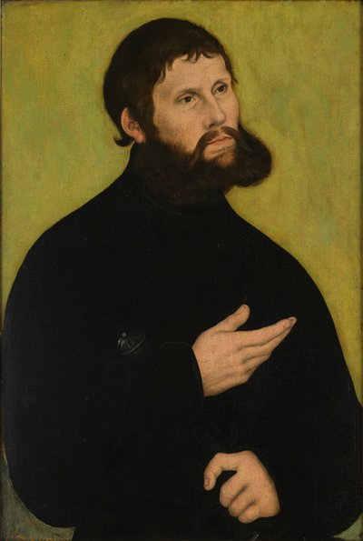 Martin Luther als Junker Jörg von Lucas Cranach the Elder