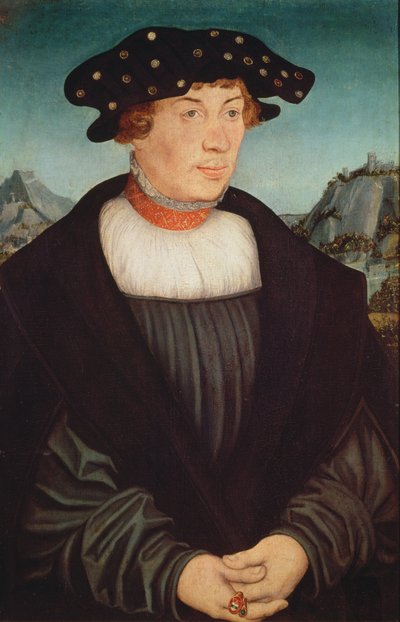 Porträt von Hans Melber, 1526 von Lucas Cranach the Elder