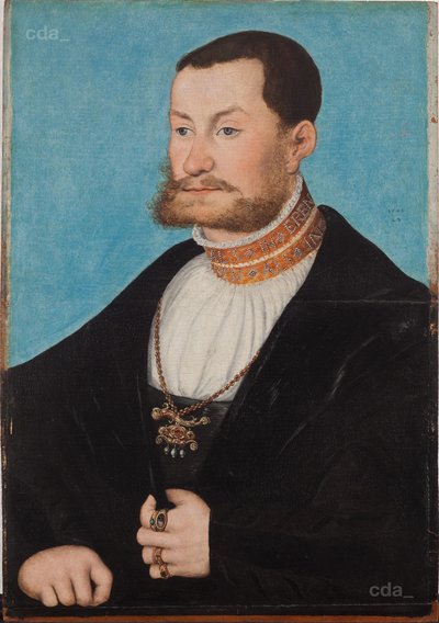 Porträt von Prinz Joachim von Lucas Cranach the Elder