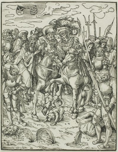 Sankt Paulus, aus Das Martyrium der Apostel von Lucas Cranach the Elder