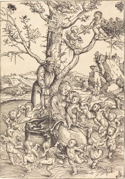 Die Rast auf der Flucht nach Ägypten von Lucas Cranach the Elder