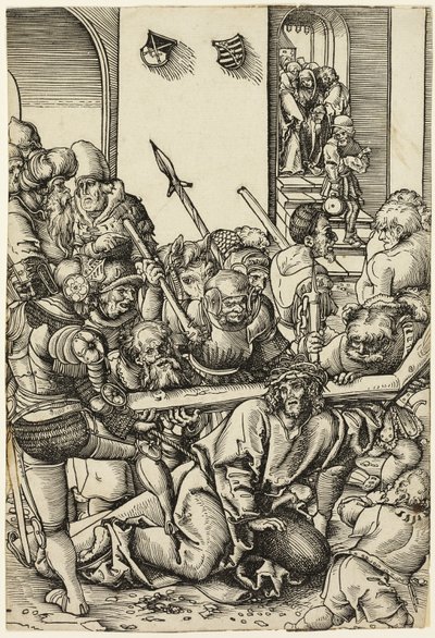 Der Weg nach Golgatha, aus der Passion von Lucas Cranach the Elder