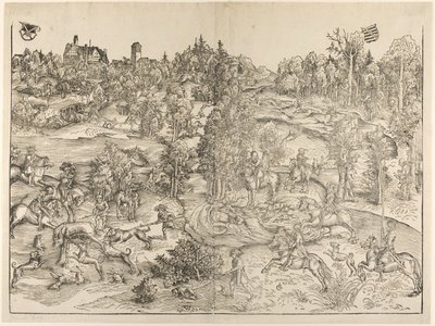 Die Hirschjagd von Lucas Cranach the Elder