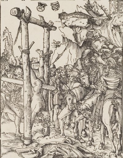 Zersägen des Heiligen Simon Zelotes von Lucas Cranach the Elder