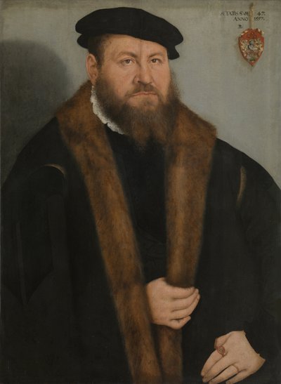 Porträt eines Mannes, 1557 von Lucas Cranach the Younger