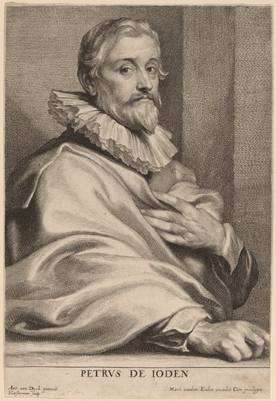 Pieter de Jode der Ältere von Lucas Emil Vorsterman after Sir Anthony van Dyck