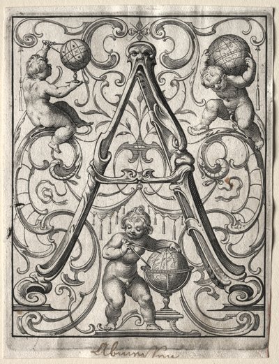 Neues ABC-Heft: A, 1627 von Lucas Kilian