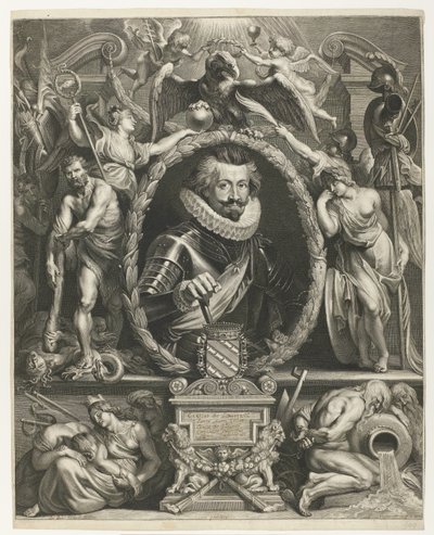 Porträt von Charles Bonaventure de Longueval, Graf von Bucquoy von Lucas Vorsterman (I)