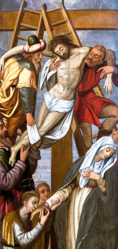 Die Kreuzabnahme von Lucas de (attr.to) Heere