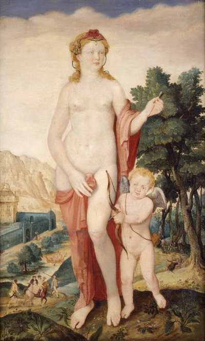Venus und Amor von Lucas de Heere